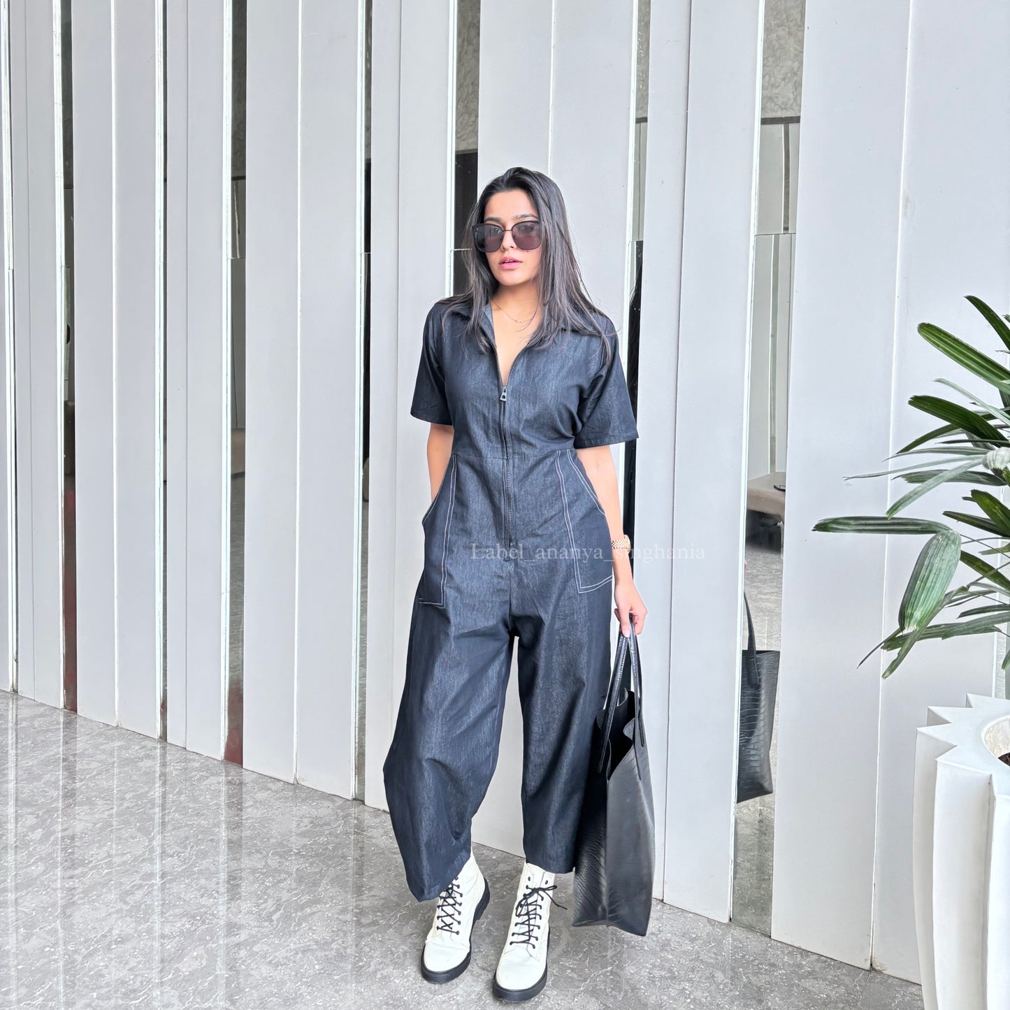 DENIM JUMPSUIT