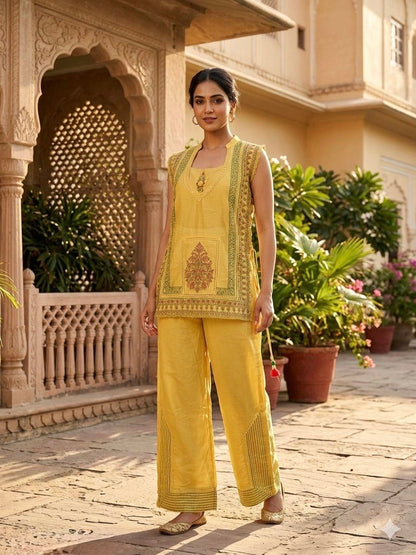 Yellow Bustier Co-ords