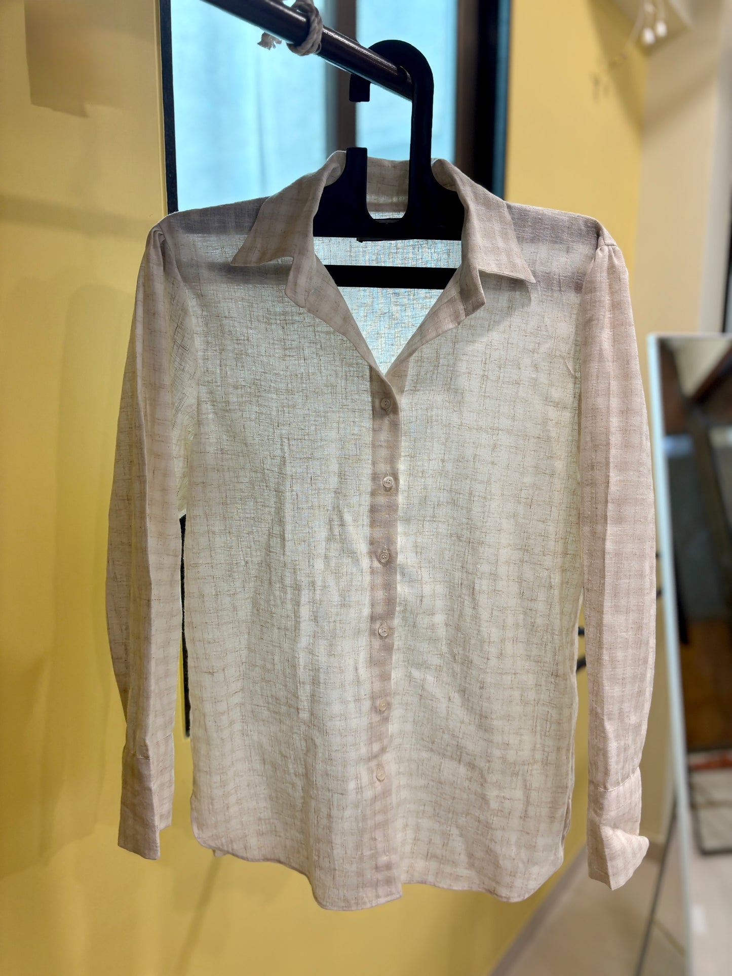 Basic Shirt (off white checks)