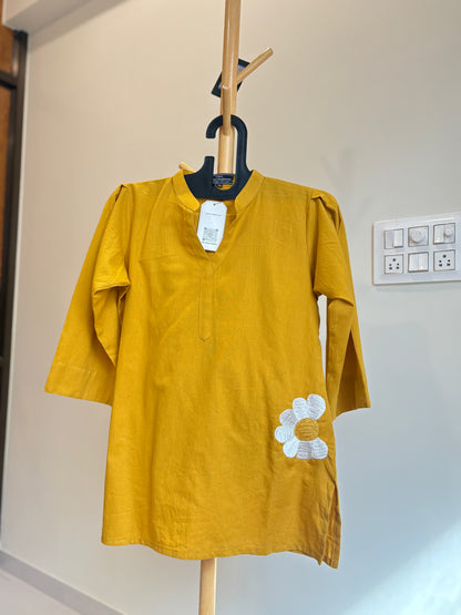 Yellow Co-ords (Flower embroidery)