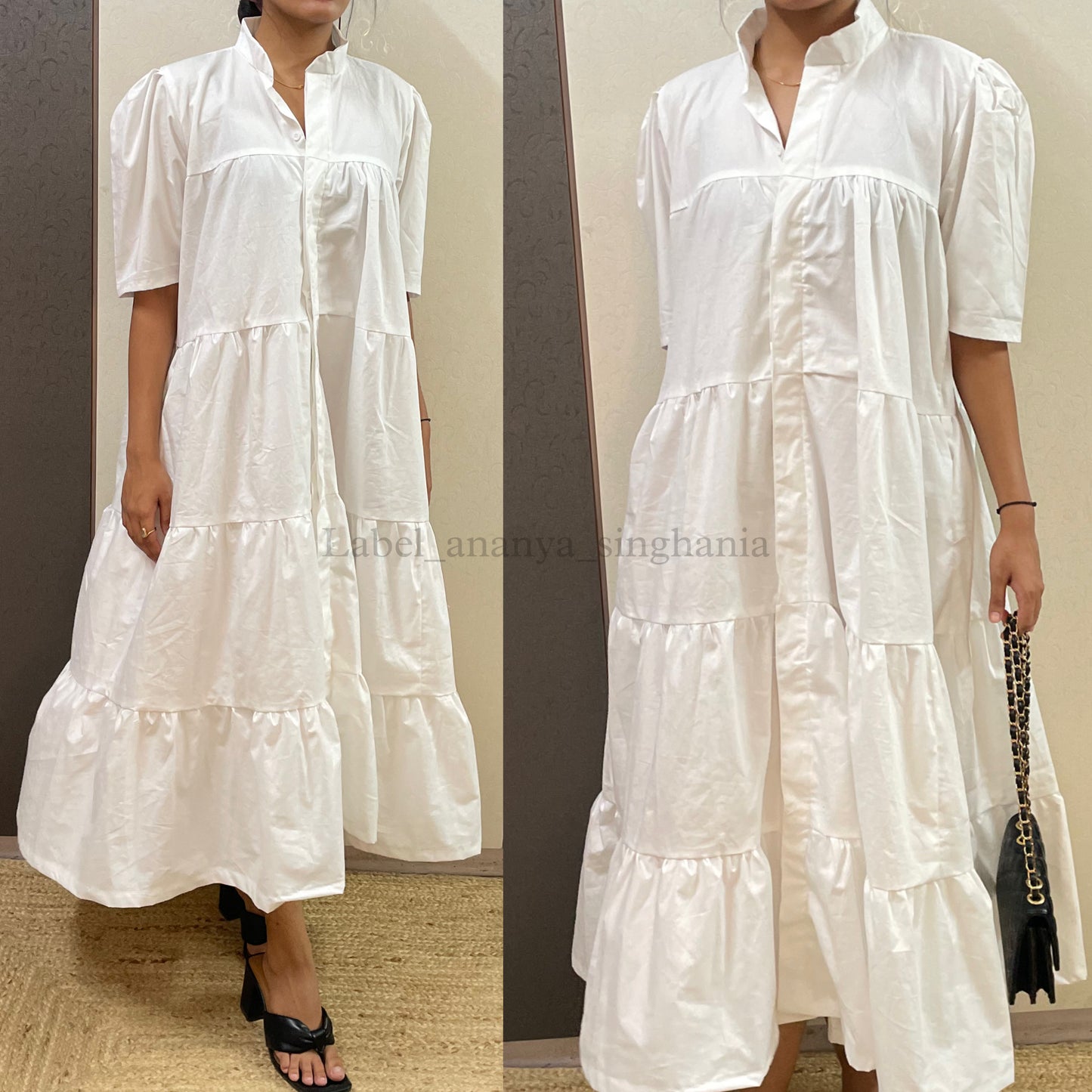 FOUR TIER SHIRT DRESS