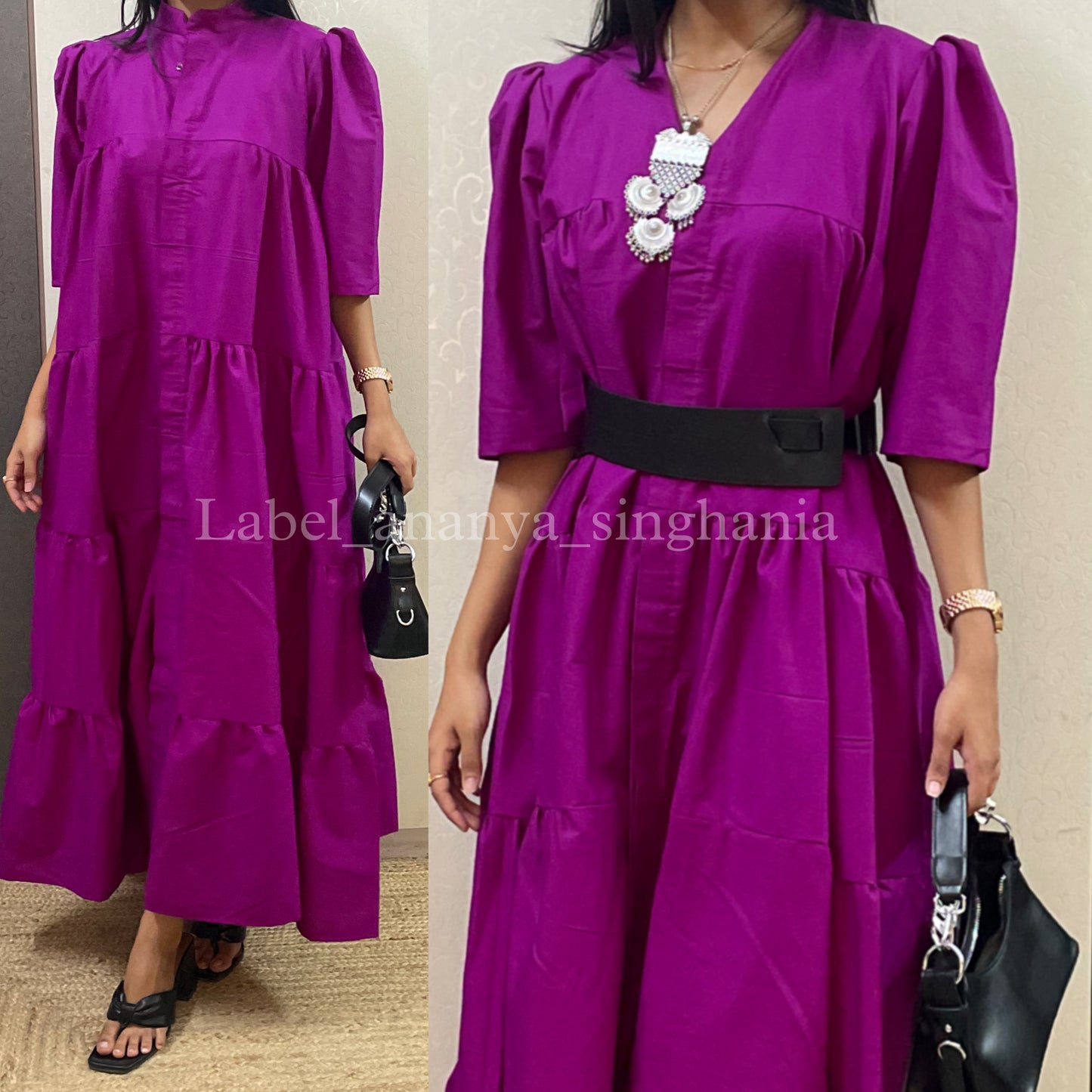 FOUR TIER SHIRT DRESS