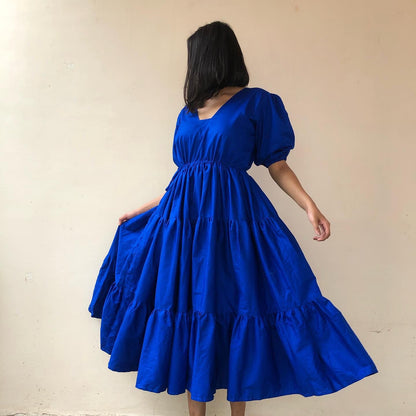 BLUE TIER DRESS