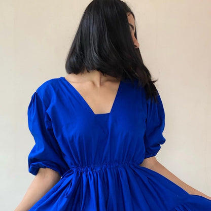 BLUE TIER DRESS